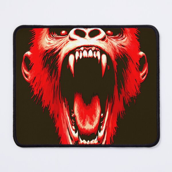 Item preview, Fierce Crimson Ape Roar Bold Wildlife Pop Art designed and sold by VikArtStudio.