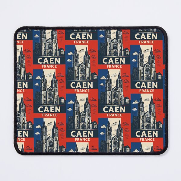 Item preview, Caen France Linocut Style  designed and sold by Thistle-TShop.
