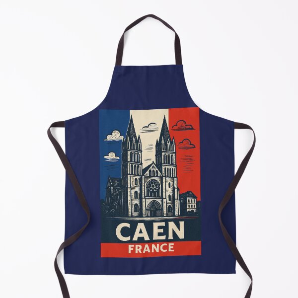 Item preview, Caen France Linocut Style designed and sold by Thistle-TShop.