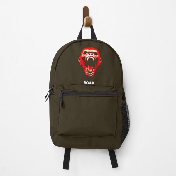 Item preview, Fierce Crimson Ape Roar Bold Wildlife Pop Art designed and sold by VikArtStudio.