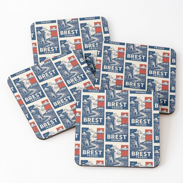 Item preview, Brest France Linocut Style  designed and sold by Thistle-TShop.