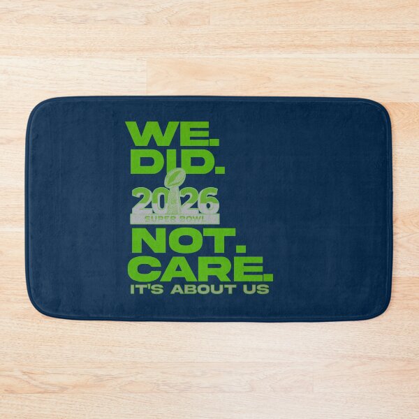 Item preview, We Did Not Care It's About Us Football designed and sold by delllsdesigns.