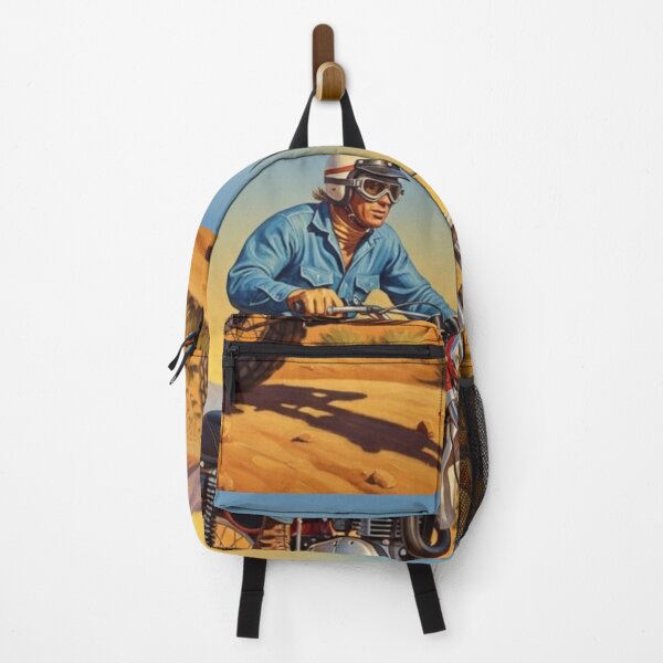 Item preview, Steve McQueen - Desert Flyer: Vintage Off-Road Action Art designed and sold by Art's Diner.