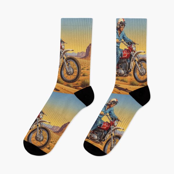 Item preview, Steve McQueen - Desert Flyer: Vintage Off-Road Action Art designed and sold by Art's Diner.