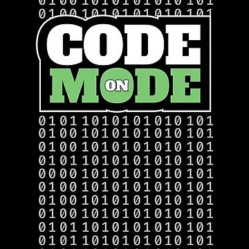 Artwork thumbnail, Code Mode On - Programming Software Engineer Coder AI Data by farhanhafeez