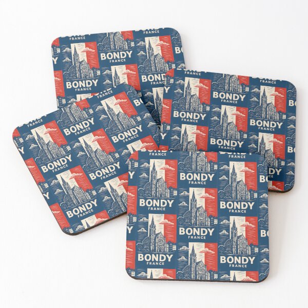 Item preview, Bondy France Linocut Style  designed and sold by Thistle-TShop.