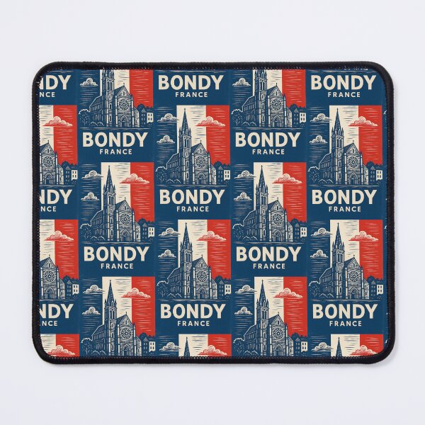 Item preview, Bondy France Linocut Style designed and sold by Thistle-TShop.