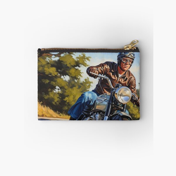 Item preview, Steve McQueen - The Great Escape: Vintage Desert Racer Art designed and sold by Art's Diner.