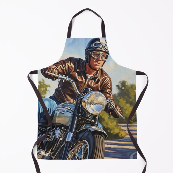 Item preview, Steve McQueen - The Great Escape: Vintage Desert Racer Art designed and sold by Art's Diner.