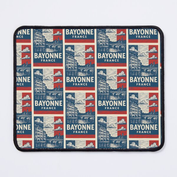 Item preview, Bayonne France Linocut Style  designed and sold by Thistle-TShop.