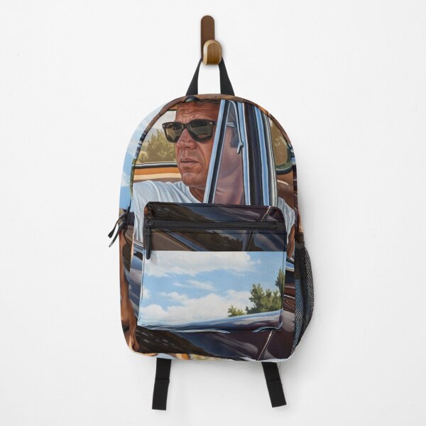 Item preview, Steve McQueen - Golden Hour Drive: Retro Cinematic Portrait designed and sold by Art's Diner.