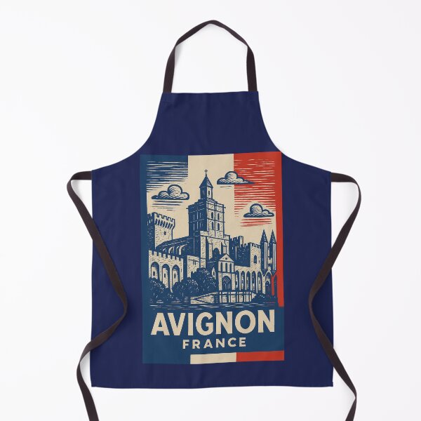 Item preview, Avignon France Linocut Style  designed and sold by Thistle-TShop.