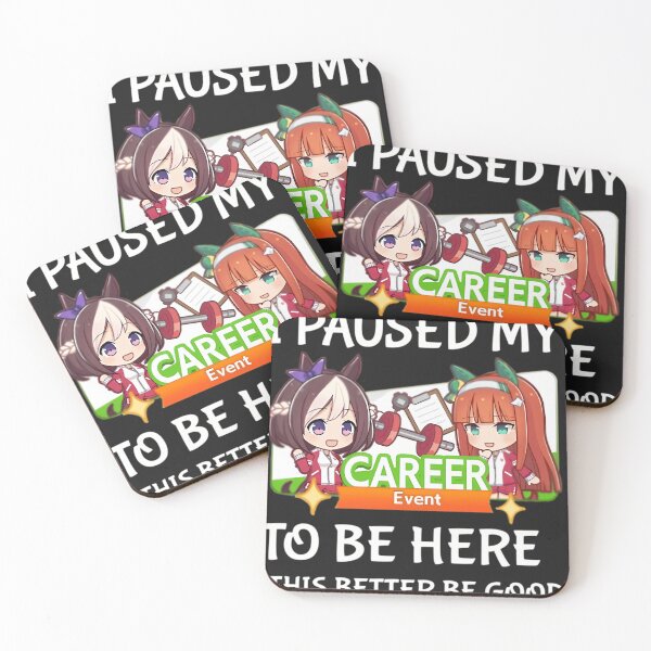 Item preview,  I Paused My Umamusume Career To Be Here designed and sold by hellonitish.