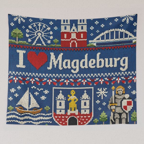 Item preview, I Love Magdeburg Knitwear Design designed and sold by Mauswohn.