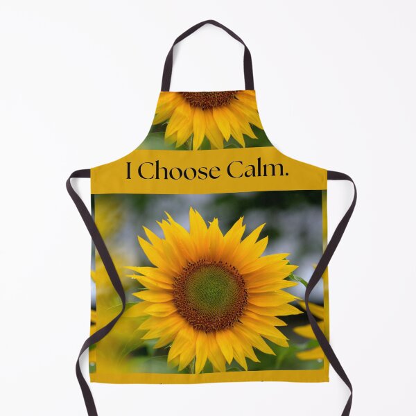 Item preview, I Choose Calm – Sunflower Positivity Design designed and sold by Creative-Tribe.