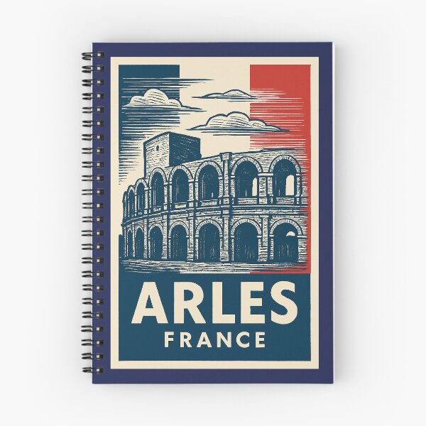 Item preview, Arles France Linocut Style  designed and sold by Thistle-TShop.