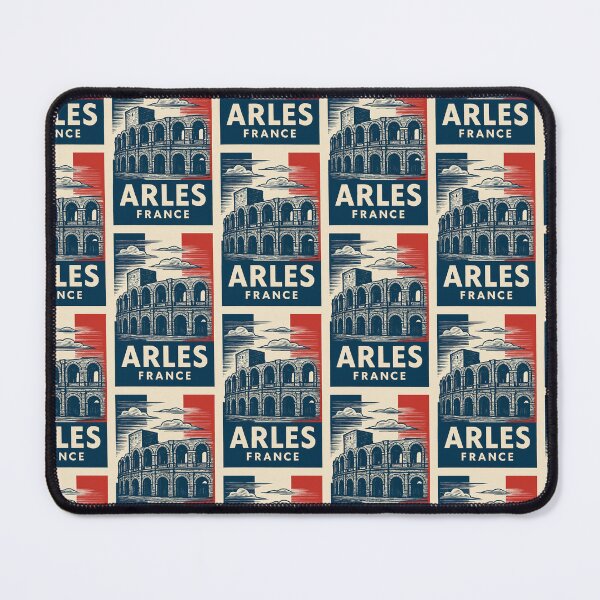 Item preview, Arles France Linocut Style  designed and sold by Thistle-TShop.