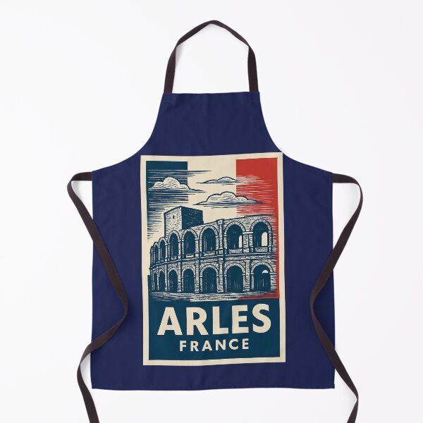 Item preview, Arles France Linocut Style designed and sold by Thistle-TShop.