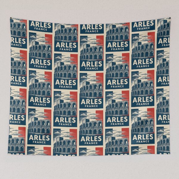 Item preview, Arles France Linocut Style  designed and sold by Thistle-TShop.