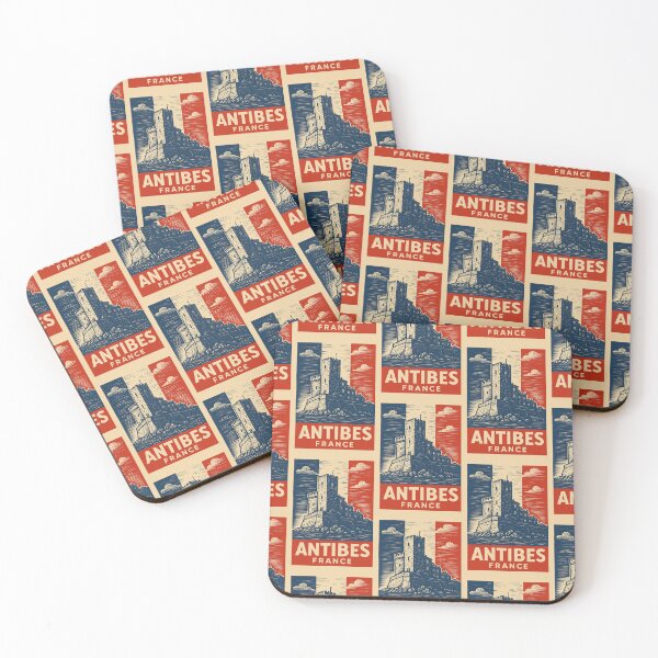 Item preview, Antibes France Linocut Style  designed and sold by Thistle-TShop.