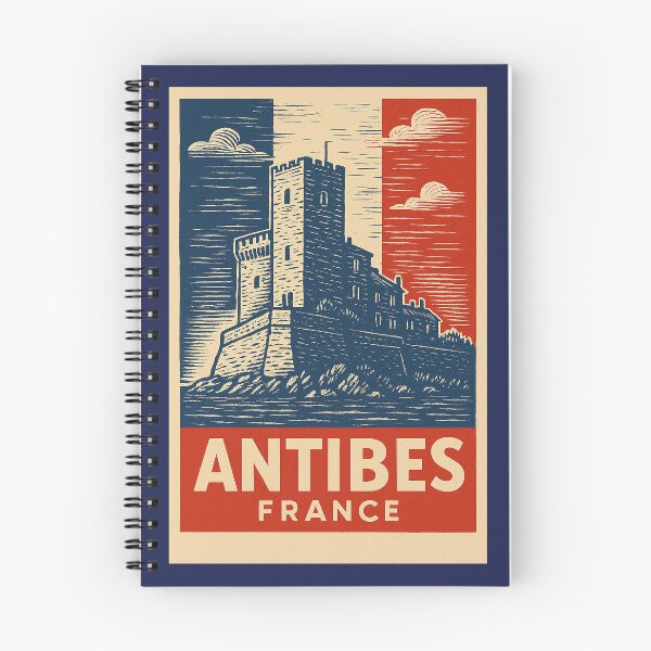 Item preview, Antibes France Linocut Style  designed and sold by Thistle-TShop.