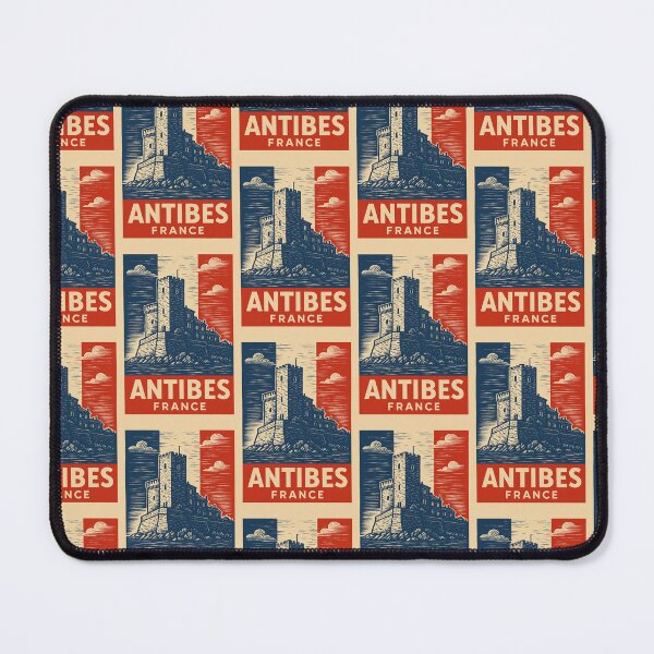 Item preview, Antibes France Linocut Style  designed and sold by Thistle-TShop.
