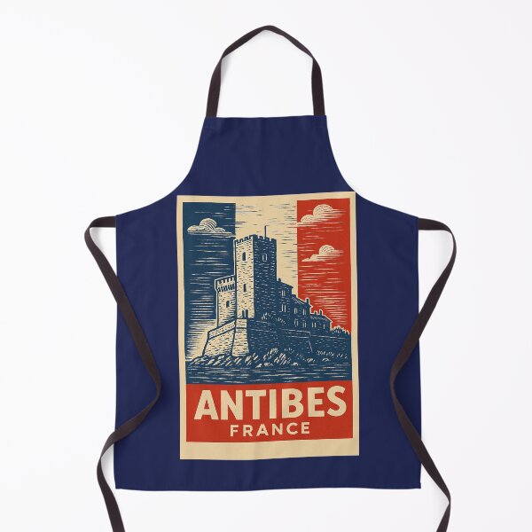 Item preview, Antibes France Linocut Style  designed and sold by Thistle-TShop.