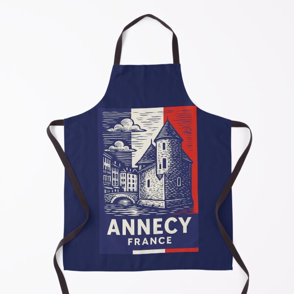 Item preview, Annecy France Linocut Style designed and sold by Thistle-TShop.