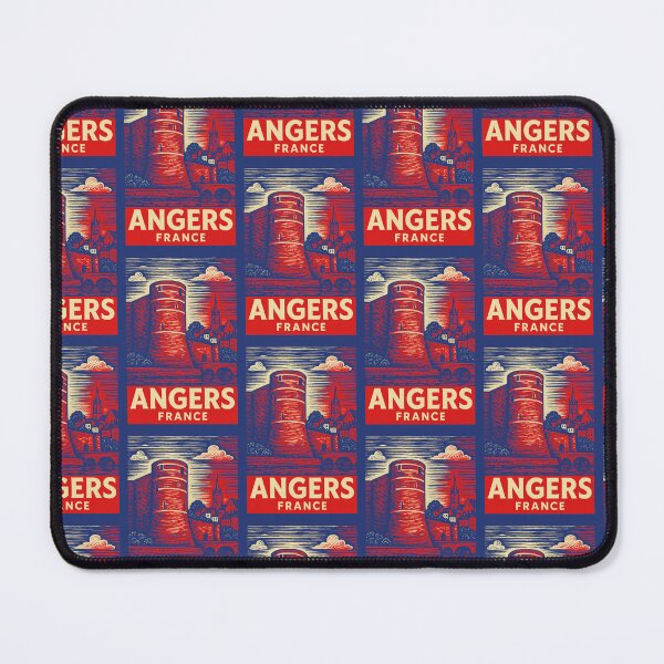 Item preview, Angers France Linocut Style designed and sold by Thistle-TShop.