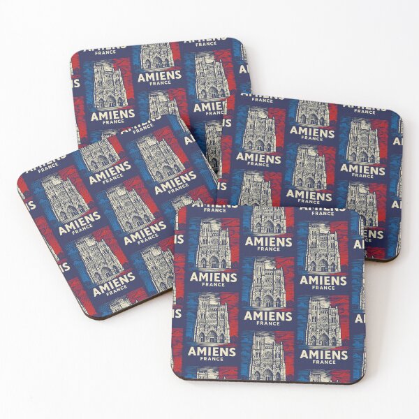 Item preview, Amiens France Linocut Style  designed and sold by Thistle-TShop.