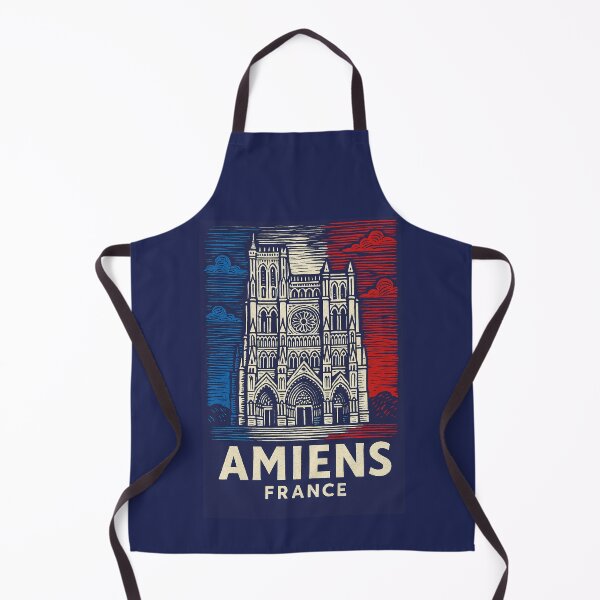 Item preview, Amiens France Linocut Style  designed and sold by Thistle-TShop.