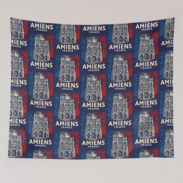 Item preview, Amiens France Linocut Style  designed and sold by Thistle-TShop.