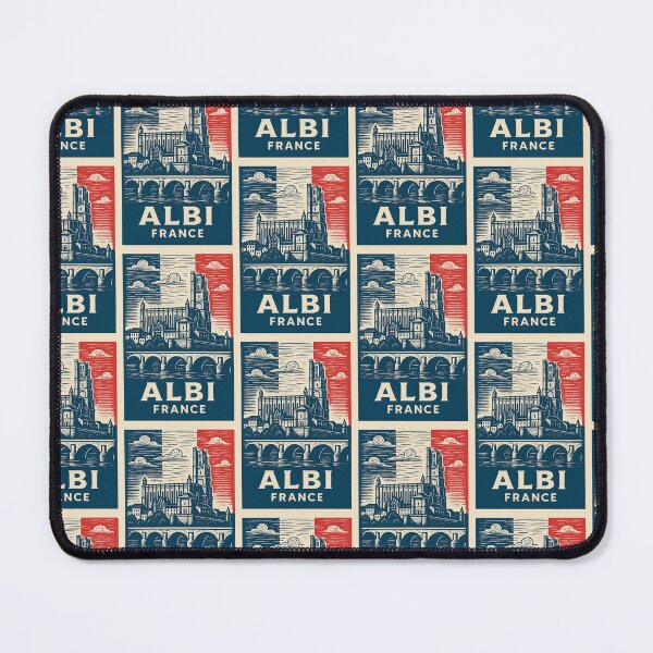 Item preview, Albi France Linocut Style  designed and sold by Thistle-TShop.