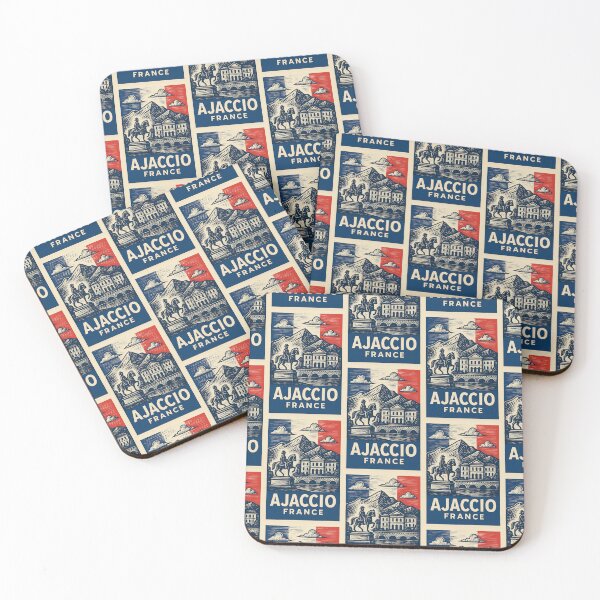 Item preview, Ajaccio France Linocut Style  designed and sold by Thistle-TShop.