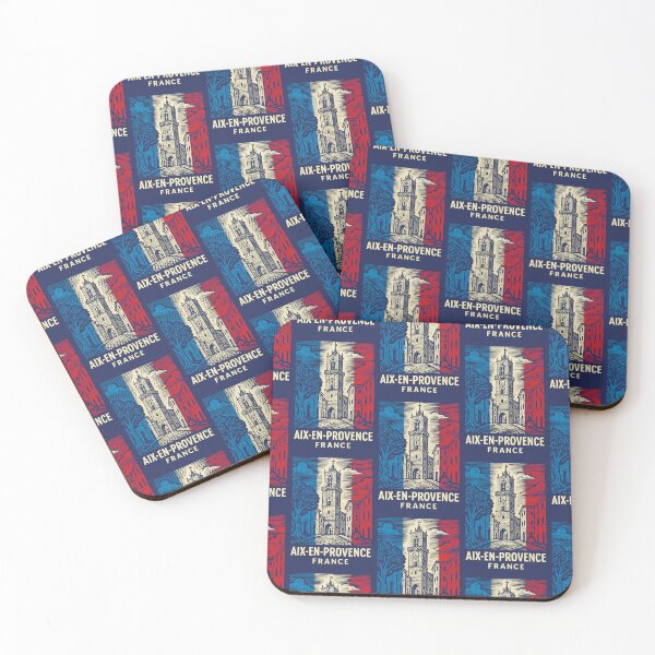 Item preview, Aix-en-Provence France Linocut Style  designed and sold by Thistle-TShop.