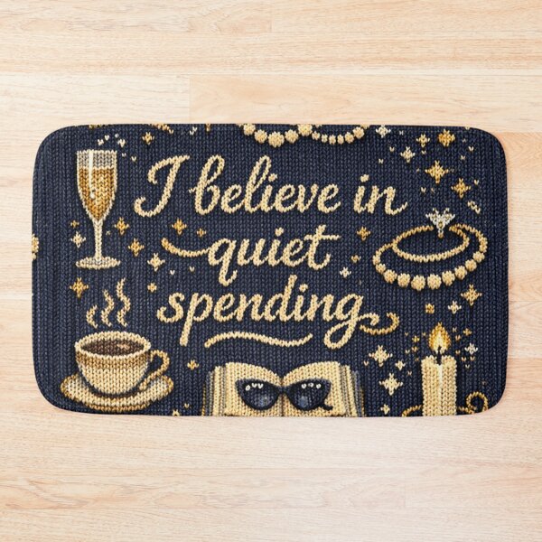 Item preview, I believe in quiet spending knitting design designed and sold by Mauswohn.