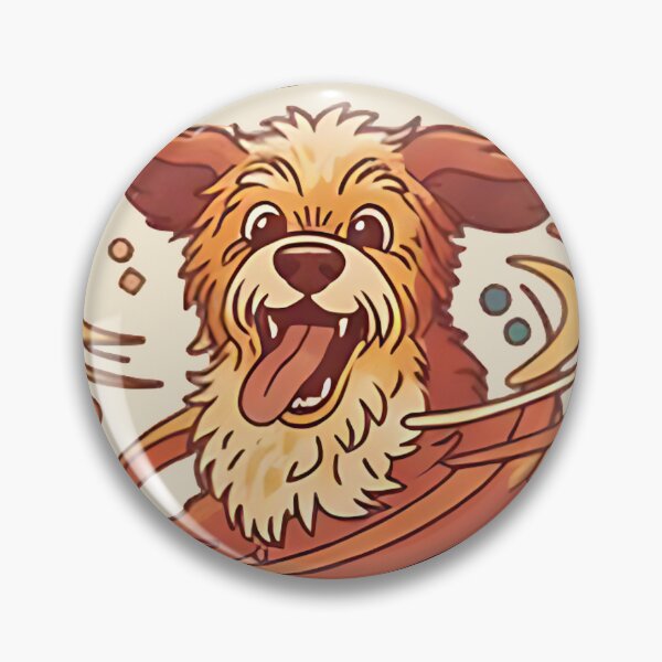 Item preview, Chaotic Dog Energy Sticker – Funny Hyper Dog Meme Shirt for Pet Owners designed and sold by ZyxDes.