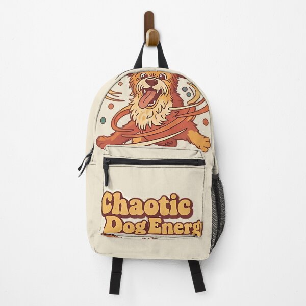 Item preview, Chaotic Dog Energy Sticker – Funny Hyper Dog Meme Shirt for Pet Owners designed and sold by ZyxDes.