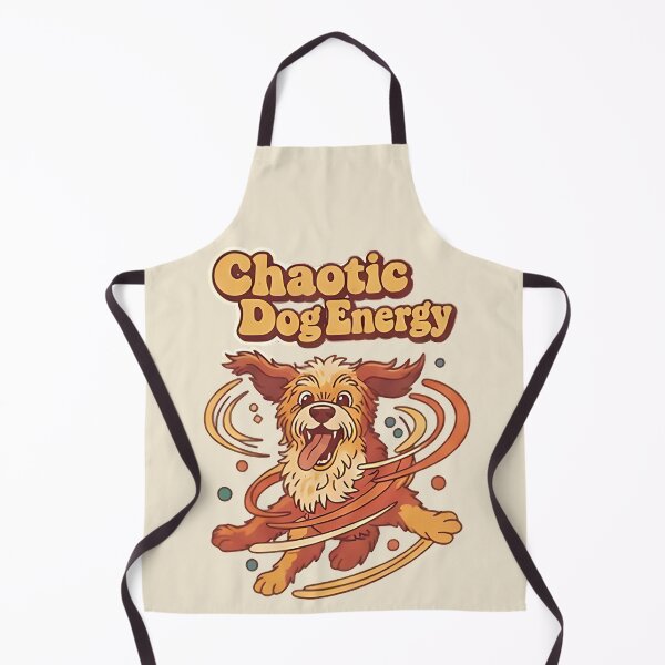 Item preview, Chaotic Dog Energy Sticker – Funny Hyper Dog Meme Shirt for Pet Owners designed and sold by ZyxDes.
