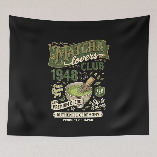 Item preview, Matcha Lovers Club 1948 designed and sold by AdyKurniawan.