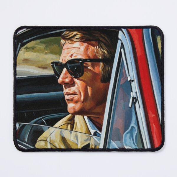 Item preview, Steve McQueen - The King of Cool: Retro Cinematic Driver Art designed and sold by Art's Diner.