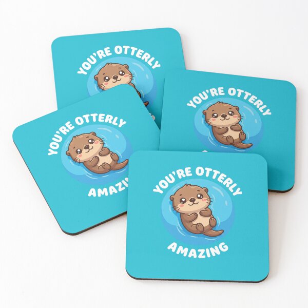 Item preview, You Are Otterly Amazing Cute Pun designed and sold by AdyKurniawan.