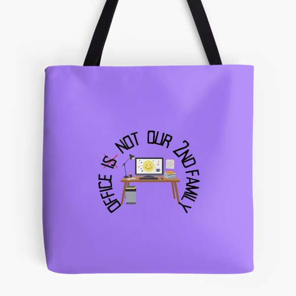 Item preview, Office Is Not Our 2nd Family – Work Culture Humor Typography Design. designed and sold by NeonPetal.