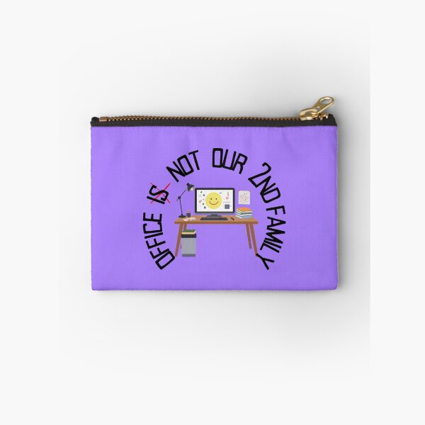 Item preview, Office Is Not Our 2nd Family – Work Culture Humor Typography Design. designed and sold by NeonPetal.