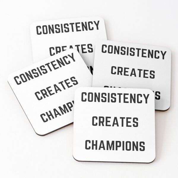 Item preview, Consistency Creates Champions Fitness Shirt | Gym Workout Motivation Tee designed and sold by FitAuraStudio.
