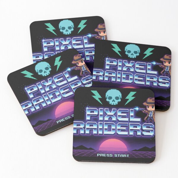 Item preview, Pixel Raiders Retro Arcade 80s designed and sold by AdyKurniawan.