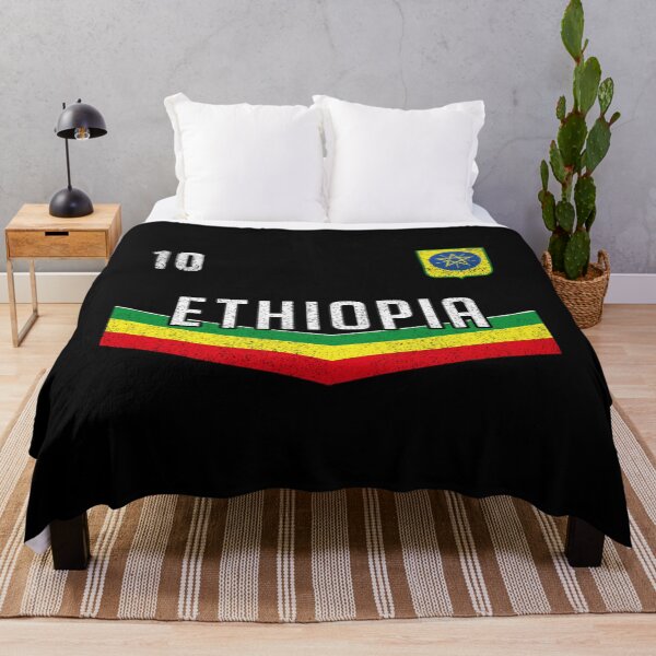 Item preview, Ethiopian Soccer African Flag designed and sold by ali-full-shop.