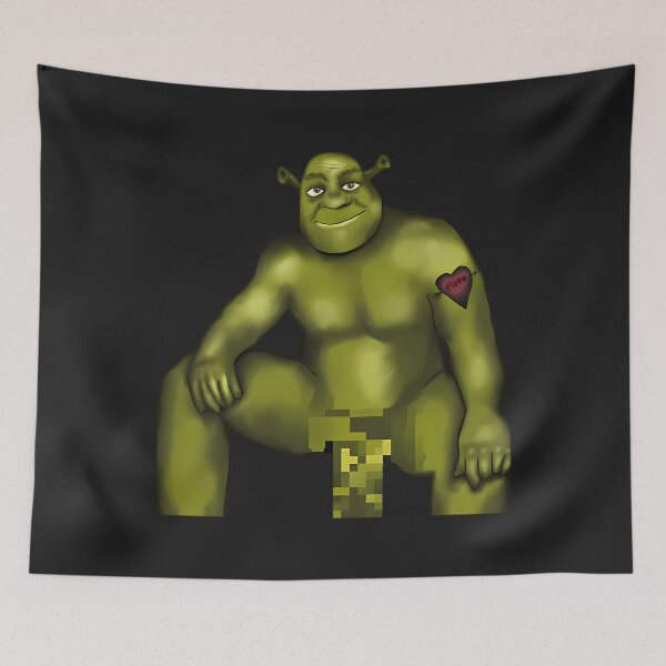 Item preview,  Thicc Boy Shrek designed and sold by hellonitish.