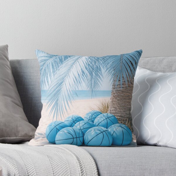 Item preview, Basketball Summer under palm trees on the beach designed and sold by Mauswohn.