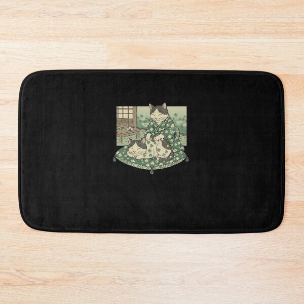 Item preview, Lucky Japanese Cat Massage – St Patrick’s Day Zen designed and sold by yaginoie.